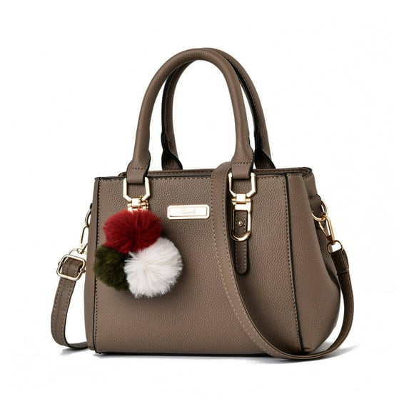 Mini Strap Handbag – Taupe